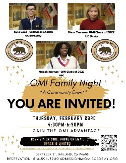 You are Invited to Family Game Night Hosted by OMI